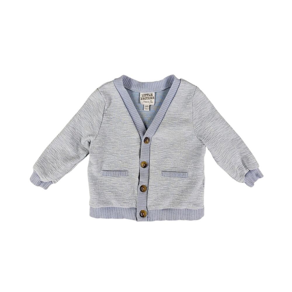 LITTLE BROTHER BY PIPPA & JULIE BABY BOY'S CARDIGAN - SIZE 24M - STYLE 29222100